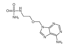 6-amino-9-[2-(sulfamoylamino)ethoxymethyl]purine Structure