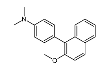 4-(2-methoxynaphthalen-1-yl)-N,N-dimethylaniline结构式