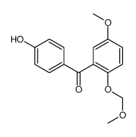 (4-hydroxyphenyl)-[5-methoxy-2-(methoxymethoxy)phenyl]methanone结构式