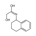 2-HYDROXY-N-(1,2,3,4-TETRAHYDRO-1-NAPHTHALENYL)ACETAMIDE Structure