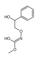 methyl N-(2-hydroxy-2-phenylethoxy)carbamate结构式