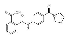 2-{[4-(1-Pyrrolidinylcarbonyl)anilino]-carbonyl}benzoic acid图片