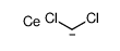 cerium,dichloromethane Structure