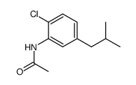 N-Acetyl-6-chlor-3-isobutyl-anilin Structure