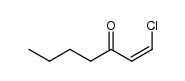 (Z)-1-chlorohept-1-en-3-one结构式