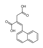 2-(naphthalen-1-ylmethylidene)butanedioic acid结构式