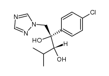 (2S,3R)-2-(4-chlorophenyl)-4-methyl-1-(1H-1,2,4-triazol-1-yl)pentane-2,3-diol结构式