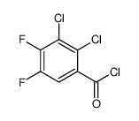 2,3-dichloro-4,5-difluorobenzoyl chloride Structure