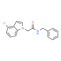 N-Benzyl-2-(4-chloro-1H-indol-1-yl)acetamide picture