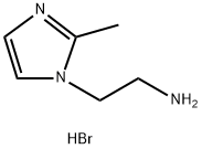 [2-(2-methyl-1H-imidazol-1-yl)ethyl]amine dihydrobromide Structure