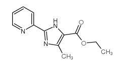 5-METHYL-2-PYRIDIN-2-YL-3H-IMIDAZOLE-4-CARBOXYLIC ACID ETHYL ESTER结构式