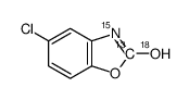 5-chloro-3H-1,3-benzoxazol-2-one结构式