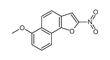 6-Methoxy-2-nitronaphtho(1,2-b)furan Structure