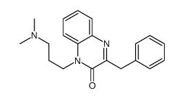 3-benzyl-1-[3-(dimethylamino)propyl]quinoxalin-2-one Structure