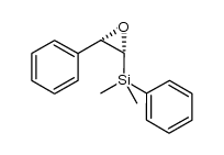 dimethyl(phenyl)[(2R,3S)-3-phenyloxiran-2-yl]silane Structure