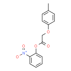 2-Nitrophenyl (4-methylphenoxy)acetate structure