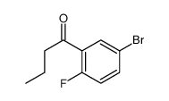 1-(5-Bromo-2-fluorophenyl)butan-1-one structure