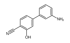 4-(3-aminophenyl)-2-hydroxybenzonitrile结构式