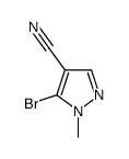 5-溴-1-甲基吡唑-4-甲腈图片