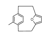 4-methyl[2]paracyclo[2](2,5)furaniphane结构式