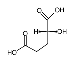 D-α-Hydroxyglutaric acid Structure