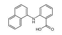 2-(萘-1-氨基)-苯甲酸结构式