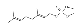 O,O-dimethyl O-geranyl phosphorothionate Structure