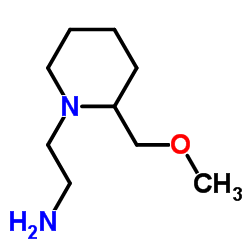 2-[2-(Methoxymethyl)-1-piperidinyl]ethanamine结构式