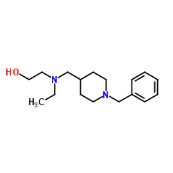 2-{[(1-Benzyl-4-piperidinyl)methyl](ethyl)amino}ethanol结构式