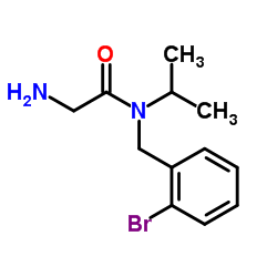 N-(2-Bromobenzyl)-N-isopropylglycinamide Structure