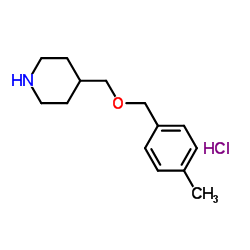 4-(4-Methyl-benzyloxyMethyl)-piperidine hydrochloride structure