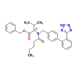 Valsartan benzyl ester structure