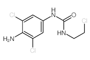 3-(4-amino-3,5-dichloro-phenyl)-1-(2-chloroethyl)urea Structure