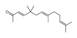 5,5,8,12-tetramethyltrideca-3,7,11-trien-2-one Structure