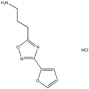 3-(3-(Furan-2-yl)-1,2,4-oxadiazol-5-yl)propan-1-amine hydrochloride picture