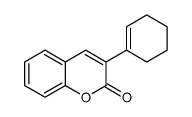 3-(cyclohexen-1-yl)chromen-2-one Structure