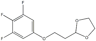 2-[2-(3,4,5-trifluorophenoxy)ethyl]-1,3-dioxolane Structure