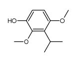 3-isopropyl-2,4-dimethoxyphenol结构式