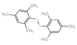 Disulfide,bis(2,4,6-trimethylphenyl) Structure