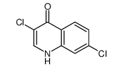 4-Quinolinol,3,7-dichloro-结构式