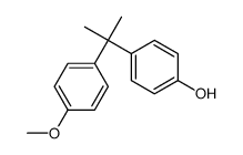 4-[1-(4-甲氧苯基)-1-甲基乙基]苯酚结构式