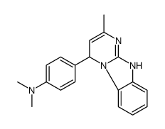 N,N-dimethyl-4-(2-methyl-1,4-dihydropyrimido[1,2-a]benzimidazol-4-yl)aniline Structure