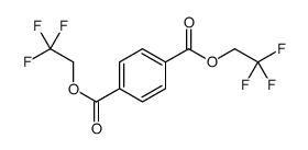 bis(2,2,2-trifluoroethyl) benzene-1,4-dicarboxylate结构式