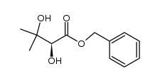 benzyl (2S)-2,3-dihydroxy-3-methylbutanoate Structure