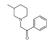 2-(3-methylpiperidin-1-yl)-1-phenylethanone Structure