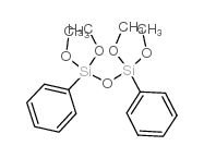 1,3 DIPHENYL TETRAMETHOXY DISILOXANE structure