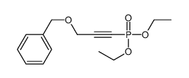 3-diethoxyphosphorylprop-2-ynoxymethylbenzene Structure