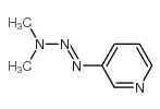 1-(PYRIDYL-3)-3,3-DIMETHYL TRIAZENE结构式