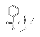 benzenesulfonylsulfanyl-dimethoxy-sulfanylidene-λ5-phosphane Structure