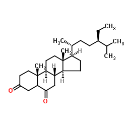 Stigmastane-3,6-dione structure